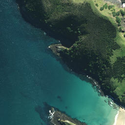 Satellite imagery of Ohotutea Point, NZ
