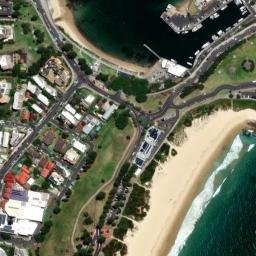 Satellite imagery of Flagstaff Point, AU