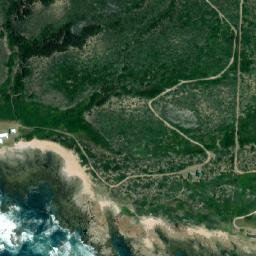 Satellite imagery of Cape Barracouta, ZA