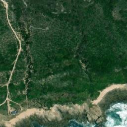 Satellite imagery of Cape Barracouta, ZA