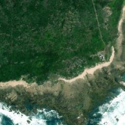 Satellite imagery of Cape Barracouta, ZA