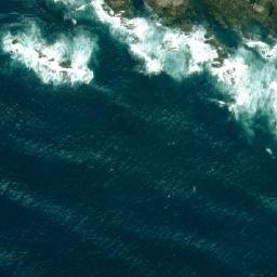 Satellite imagery of Cape Barracouta, ZA