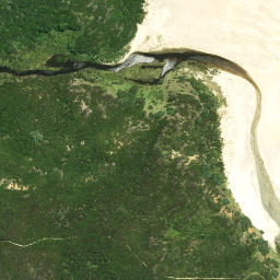 Satellite imagery of Te Topito Head, NZ