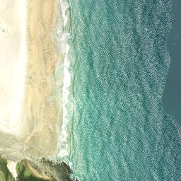 Satellite imagery of Te Topito Head, NZ