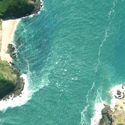 Satellite imagery of Waitapu Point, NZ
