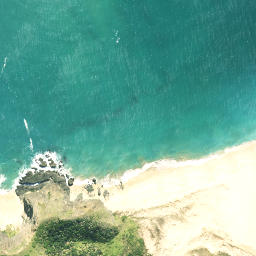 Satellite imagery of Waitapu Point, NZ