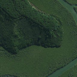 Satellite imagery of Maungaroa Point, NZ