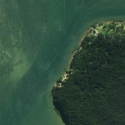 Satellite imagery of Flat Point, NZ