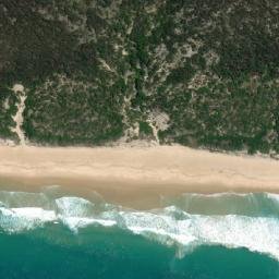 Satellite imagery of Groper Bluff, AU