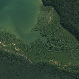 Satellite imagery of Flat Point, NZ