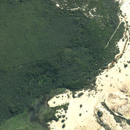 Satellite imagery of Ohao Point (Coal Point), NZ