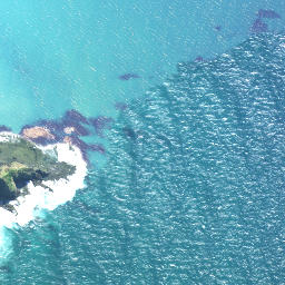 Satellite imagery of Coal Point, NZ
