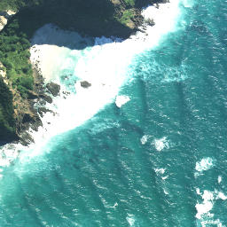 Satellite imagery of Coal Point, NZ