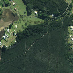 Satellite imagery of Ngaharoa Point, NZ