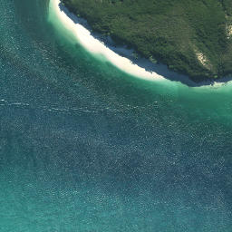 Satellite imagery of Parengarenga Pa, NZ