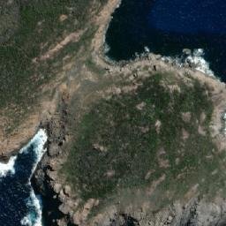 Satellite imagery of Cape Knob, AU