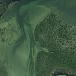 Satellite imagery of Te Mingia Point, NZ
