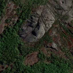 Satellite imagery of Bates Peak, AU