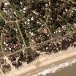 Satellite imagery of Punta Corralito, UY