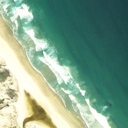 Satellite imagery of Perforated Point, NZ
