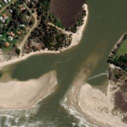 Satellite imagery of Punta Ánimas, UY