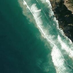 Satellite imagery of Sandy Peak, AU