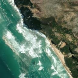 Satellite imagery of Sandy Peak, AU