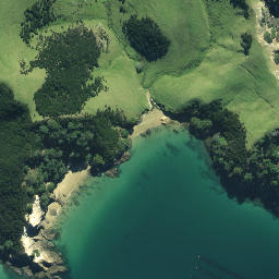 Satellite imagery of Farmer Point, NZ