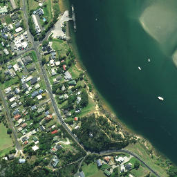Satellite imagery of Monkey Point, NZ
