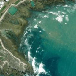 Satellite imagery of Cape Agulhas, ZA