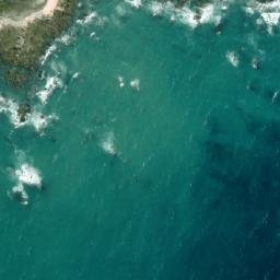 Satellite imagery of Cape Agulhas, ZA