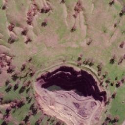 Satellite imagery of Mount Bundarbo, AU