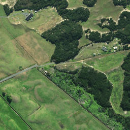 Satellite imagery of Muiata Pa, NZ