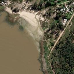 Satellite imagery of Punta San Juan, UY