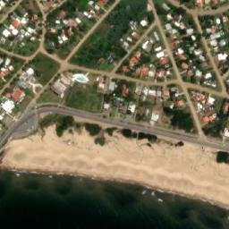 Satellite imagery of Punta Imán, UY