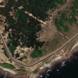 Satellite imagery of Punta Rasa, UY