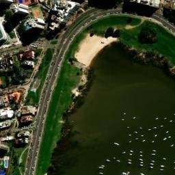 Satellite imagery of Punta del Buceo, UY