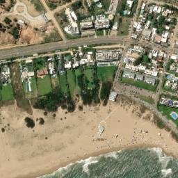 Satellite imagery of Punta Manantiales, UY