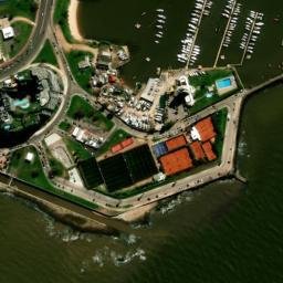 Satellite imagery of Punta del Buceo, UY
