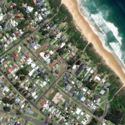 Satellite imagery of Copper Cup Point, AU