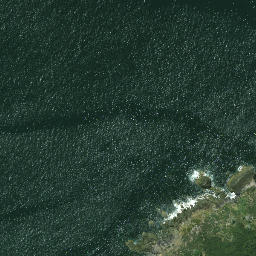 Satellite imagery of Otonga Point, NZ