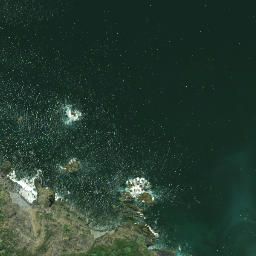 Satellite imagery of Tutonu Point, NZ