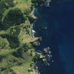 Satellite imagery of Pa Point, NZ