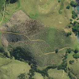 Satellite imagery of Pa Point, NZ