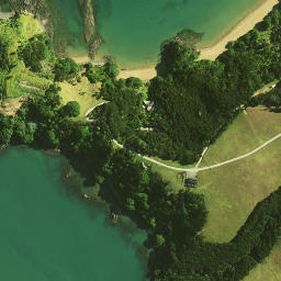 Satellite imagery of Kauri Point, NZ