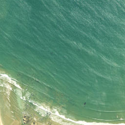 Satellite imagery of Te Rauparaore Pa, NZ