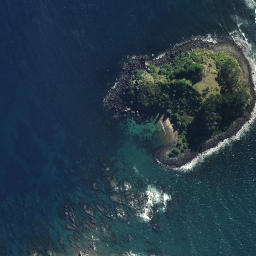 Satellite imagery of Pakuru Point, NZ