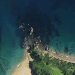 Satellite imagery of Wherowhero Point, NZ