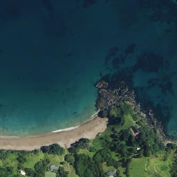 Satellite imagery of Wherowhero Point, NZ