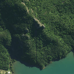 Satellite imagery of Kairara Rock (Dukes Nose), NZ